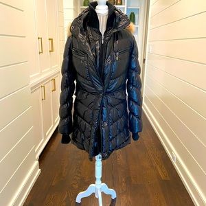 Rudsak Small Down Puffer Jacket with Fur Hood